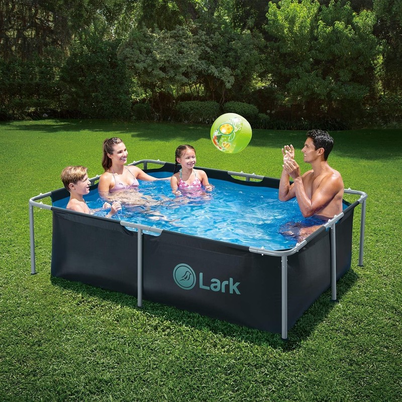8.5' ft x 6' ft x 26" inches Rectangular Metal Frame Above Ground Pool gallery