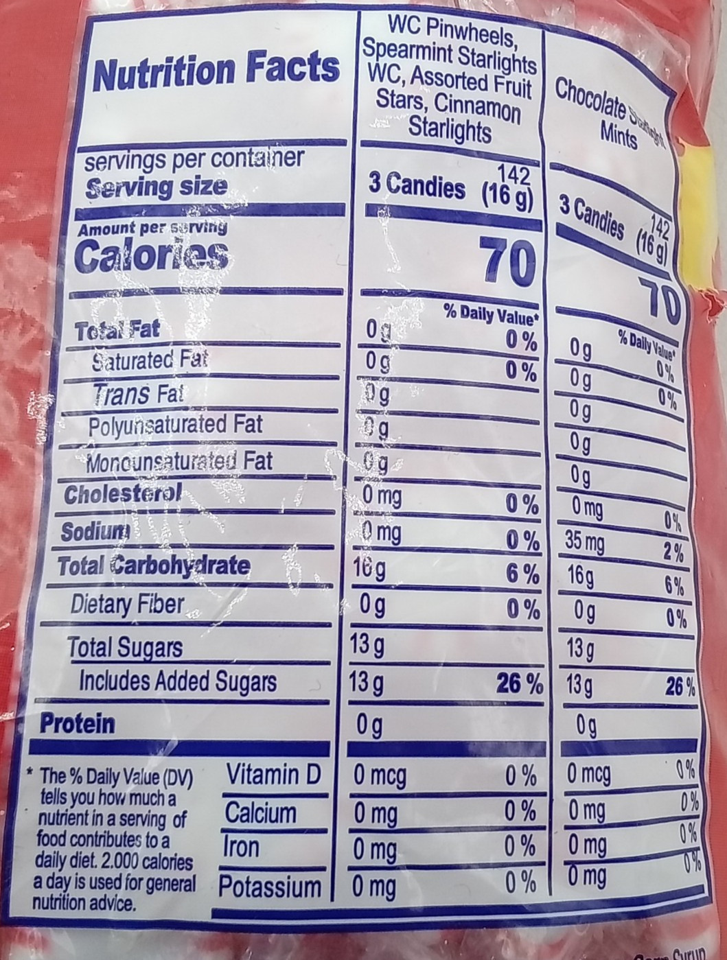 Starlights Peppermint Candy Individually Wrapped 5 lbs Bag BB 8/27 gallery