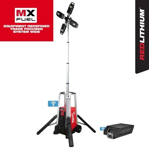 Milwaukee Electric - MX Fuel Rocket Tower Light/Charger gallery