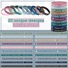Minatee 60 Pcs Religious Silicone 5.84*1.2 centimeters, Classic Colors gallery