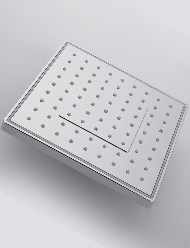 8" High Pressure Square Showerhead with Large Spray Surface- Chrome gallery