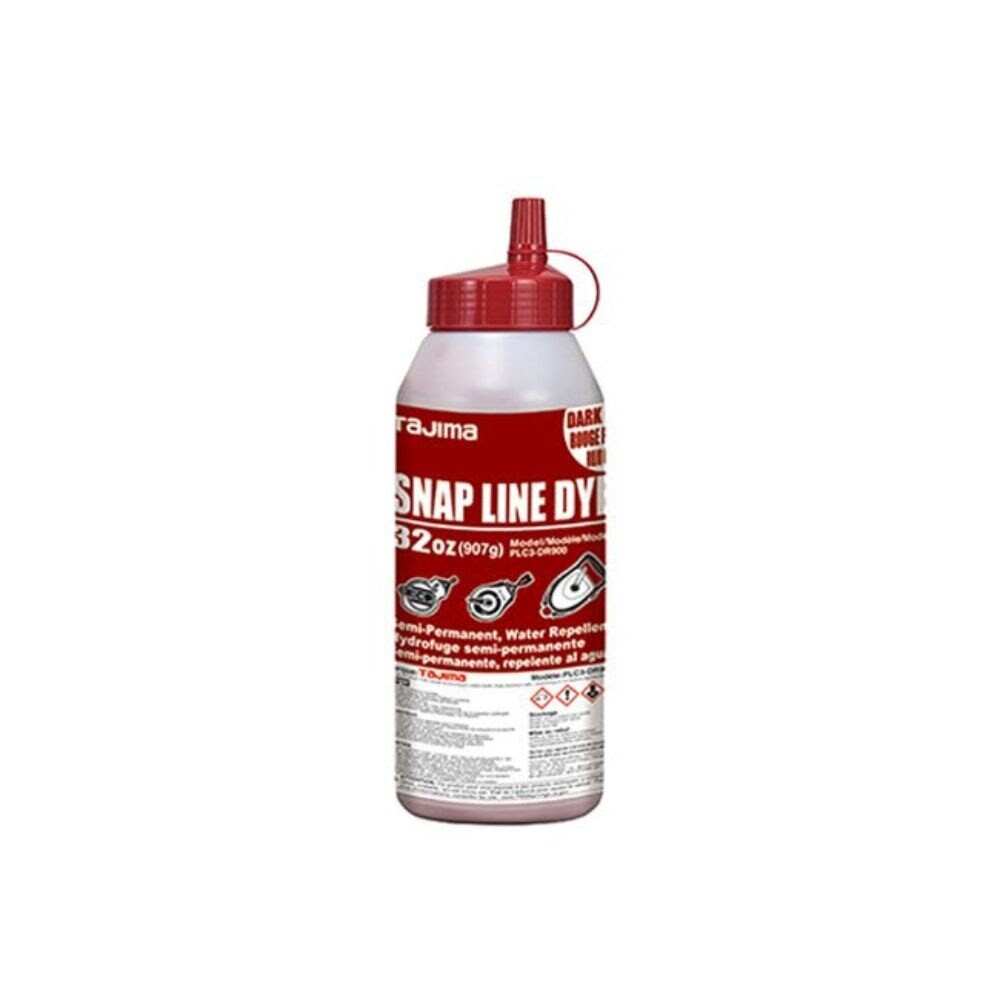 Tajima PLC3-DR900 Snap Line Dye, Semi-Permanent Chalk, 907g/32 oz., Dark Red gallery
