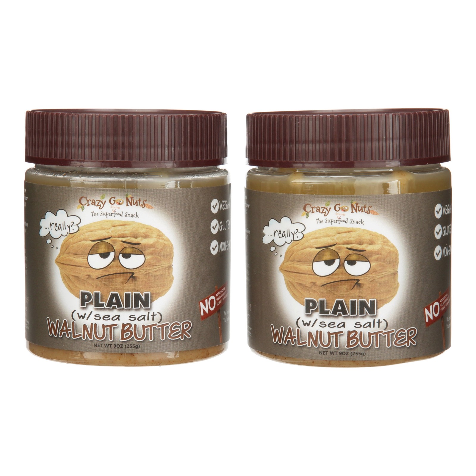 (2-Pack) Plain W/Sea Salt Walnut Butter, 9 oz gallery