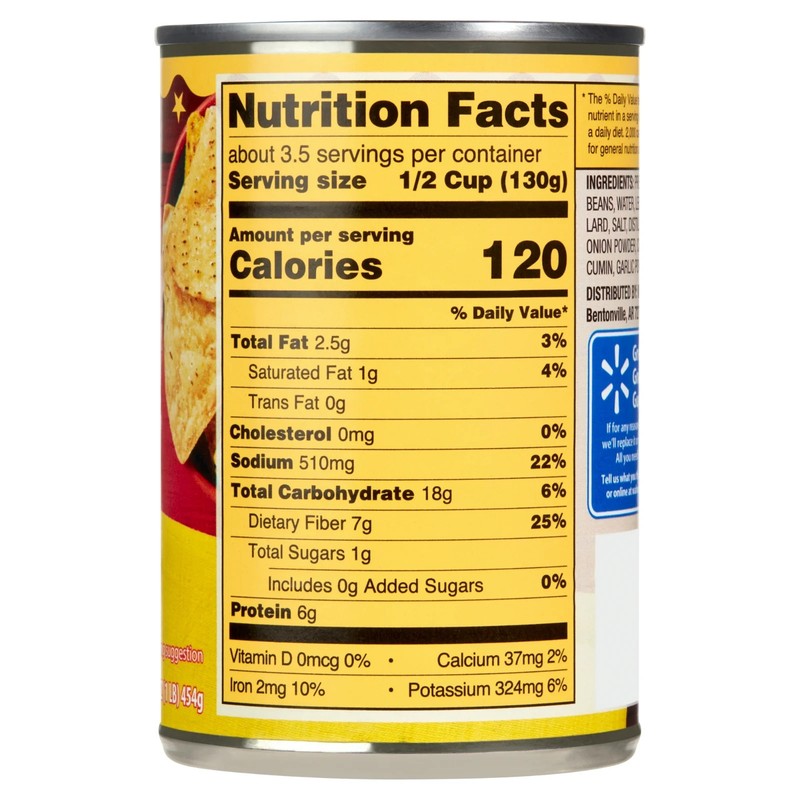 (6 pack) Great Value Traditional Refried Beans, 16 oz... gallery