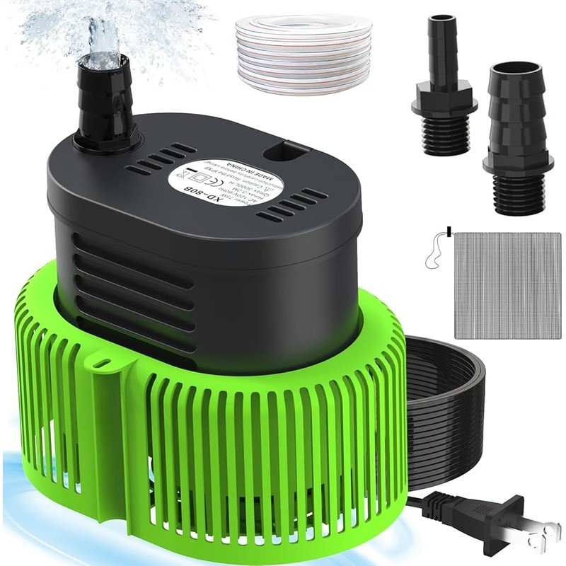 Above Ground Pool Pump 3000L/H 75W 16FT Anti Twist Drainage Hose IPX8 Waterproof gallery