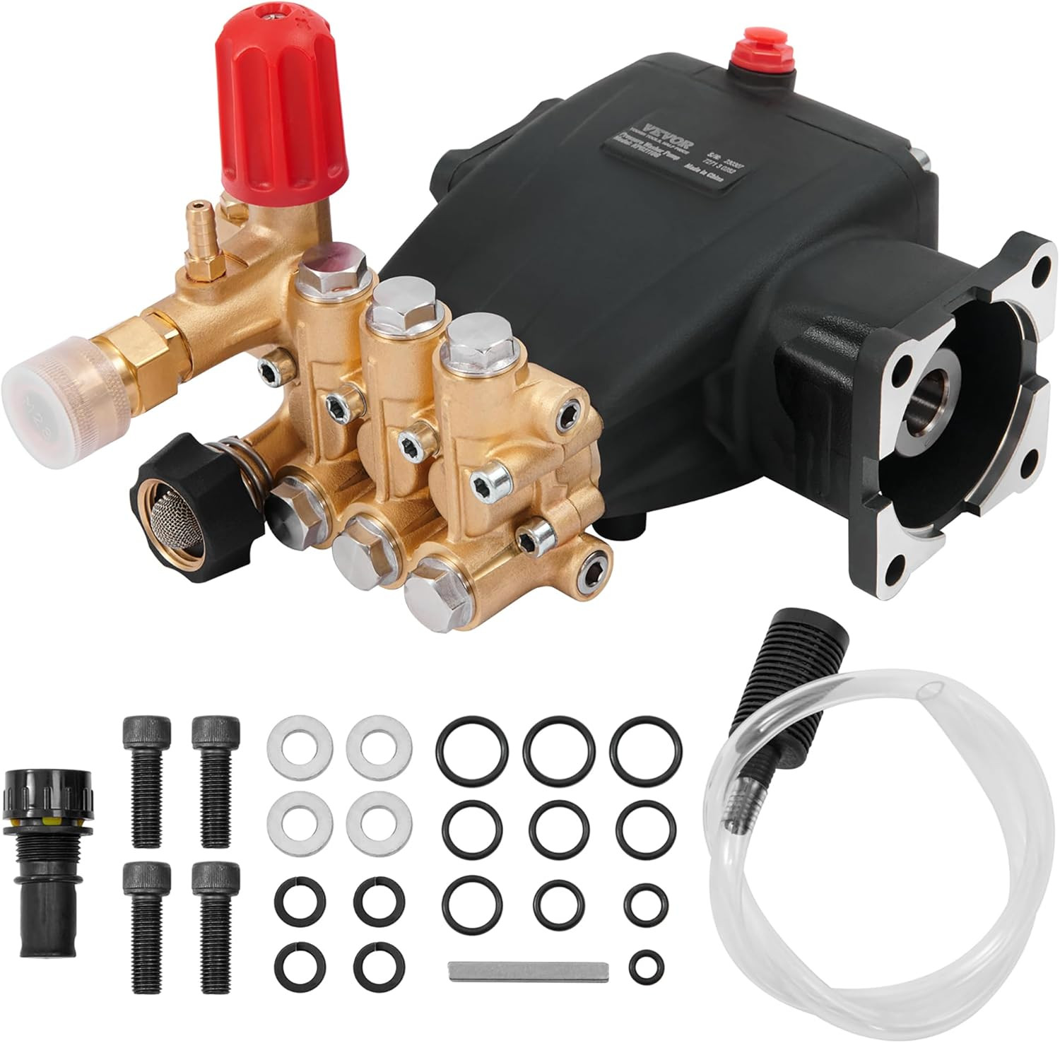 High-Performance 3700 PSI Triplex Pressure Washer Pump Kit + Premium Oil 1L gallery