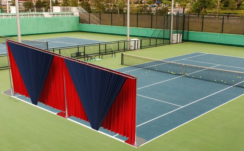 DOUBLE CROSSBAR ADJUSTABLE QUICK BACKDROP KIT 10 FT x 10 - 20 FT WITHOUT DRAPE gallery
