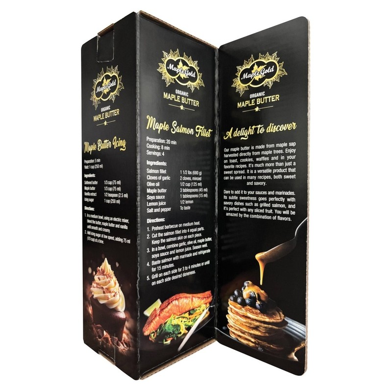 2-PACK Maple Gold 100% Organic Maple Butter, 15 Ounces each box gallery