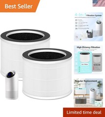 2 Pack Replacement Filter for Sterra Moon Air Purifier, 3-In-1 True HEPA-13 Filt