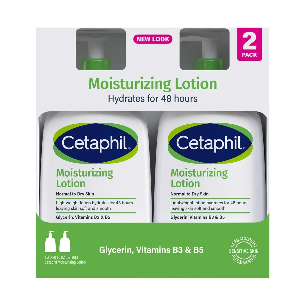 Cetaphil Moisturizing Lotion 20oz 2 Pack Dry Normal Sensitive Skin Hydrating gallery
