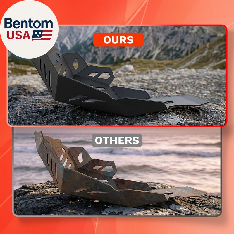 Engine Guard Skid Plate Protector for KLR650 2008-2026, 4 MM Thick Belly Pan Eng gallery