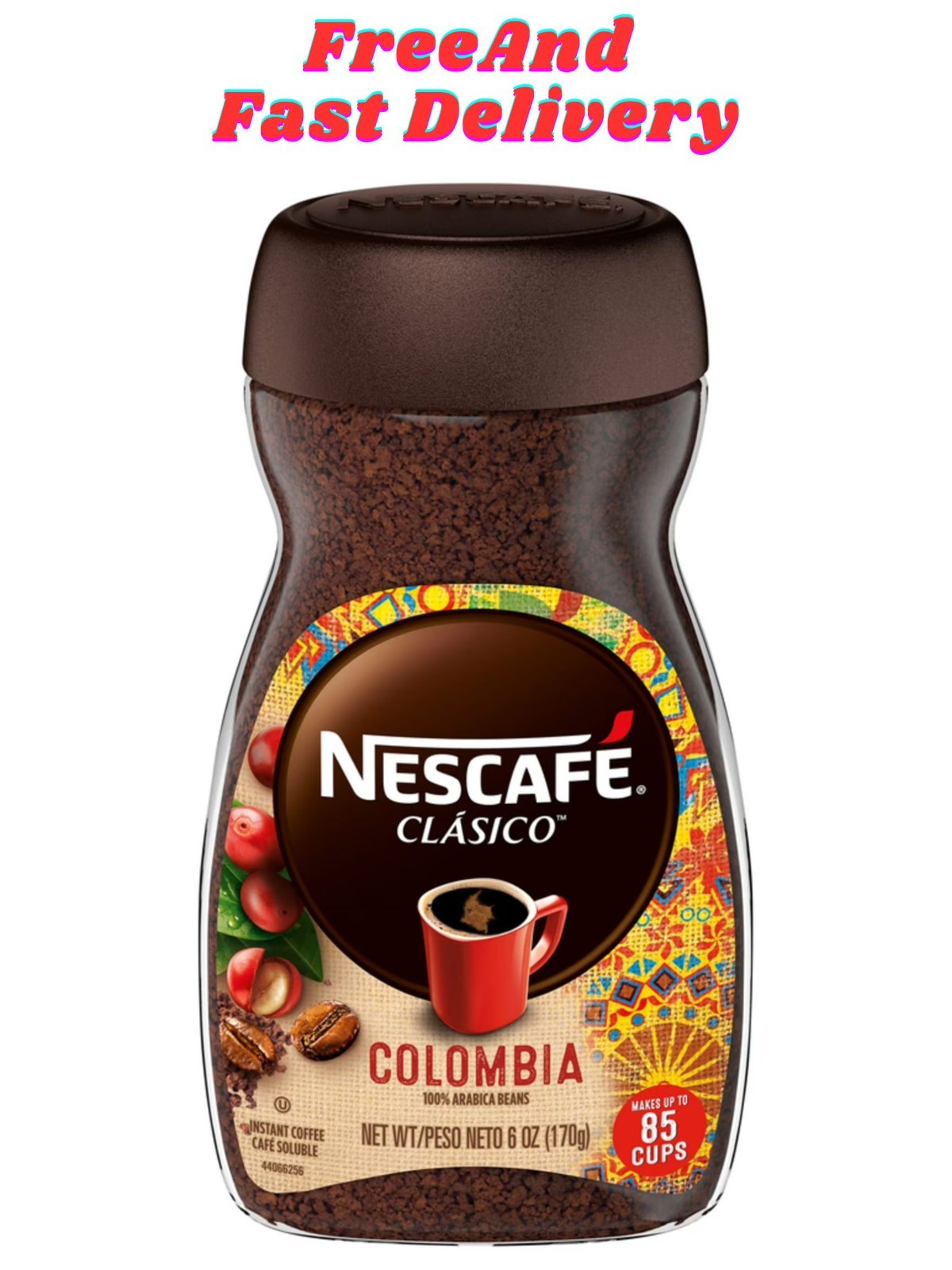 Nescafe Clasico Colombia Medium Roast Instant Coffee, 6 oz gallery