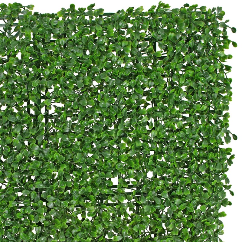 Artificial Boxwood Topiary Wall Panels, Green Hedges and Privacy Screen, 8 SQFT gallery
