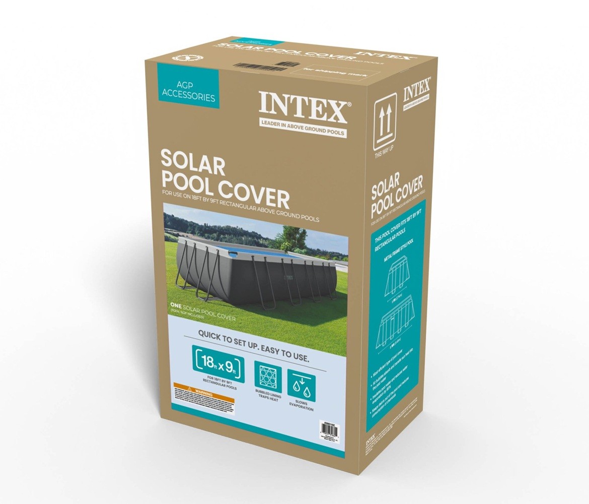Intex Solar Cover for 18ft X 9ft Rectangular Frame Pools gallery