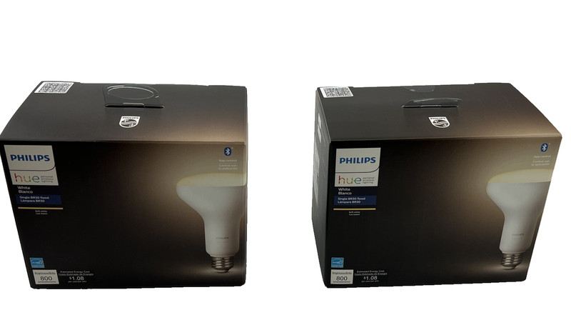 Philips Hue Smart LED Flood Light Bulb BR30 Bluetooth Zigbee Soft White 2 Pack gallery