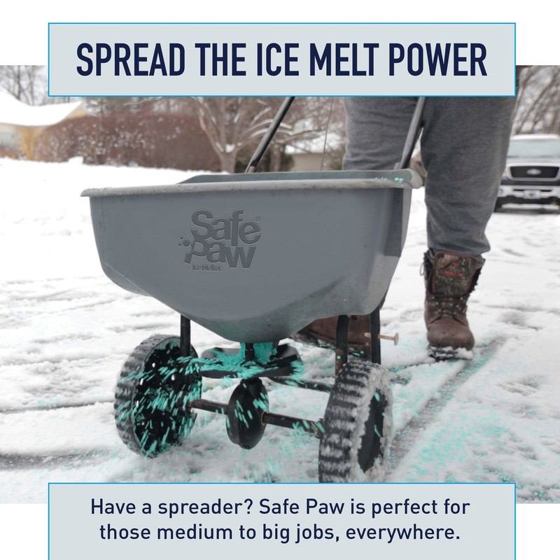 Safe Paw Pet Friendly Concrete Safe Salt Free Ice Melt Pellets, 35 Pound Pail gallery