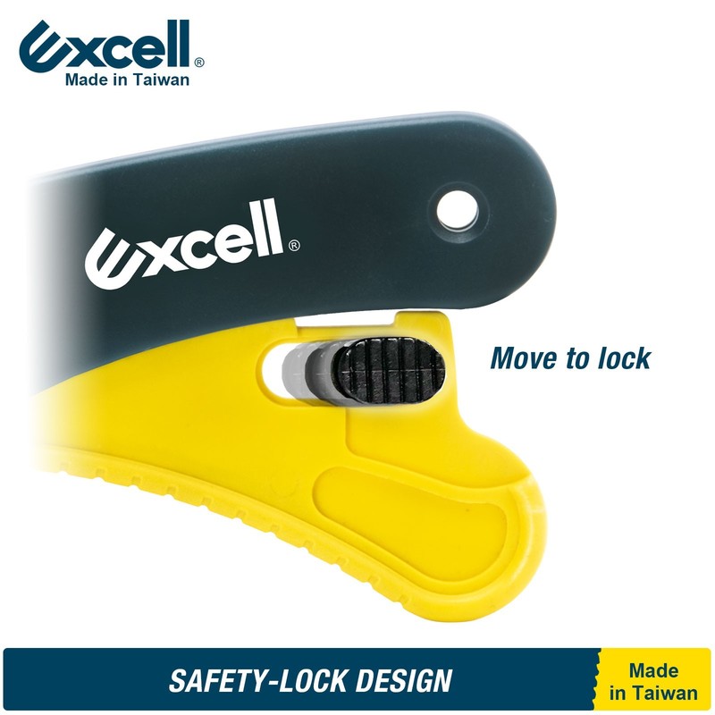 Excell Corner Cutting Utility Knife Safety Lock Lightweight Heavy Duty Cutter gallery