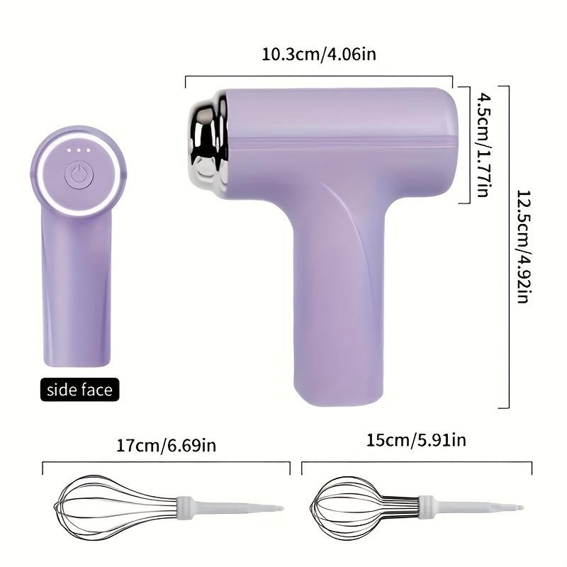 Cordless Handheld Mixer, Baking Tool, Easy Clean Space Saving for Home Kitchen gallery
