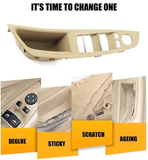 FEXON Beige Window Switch Armrest Panel - Inner Door Pull Handle Trim Cover gallery