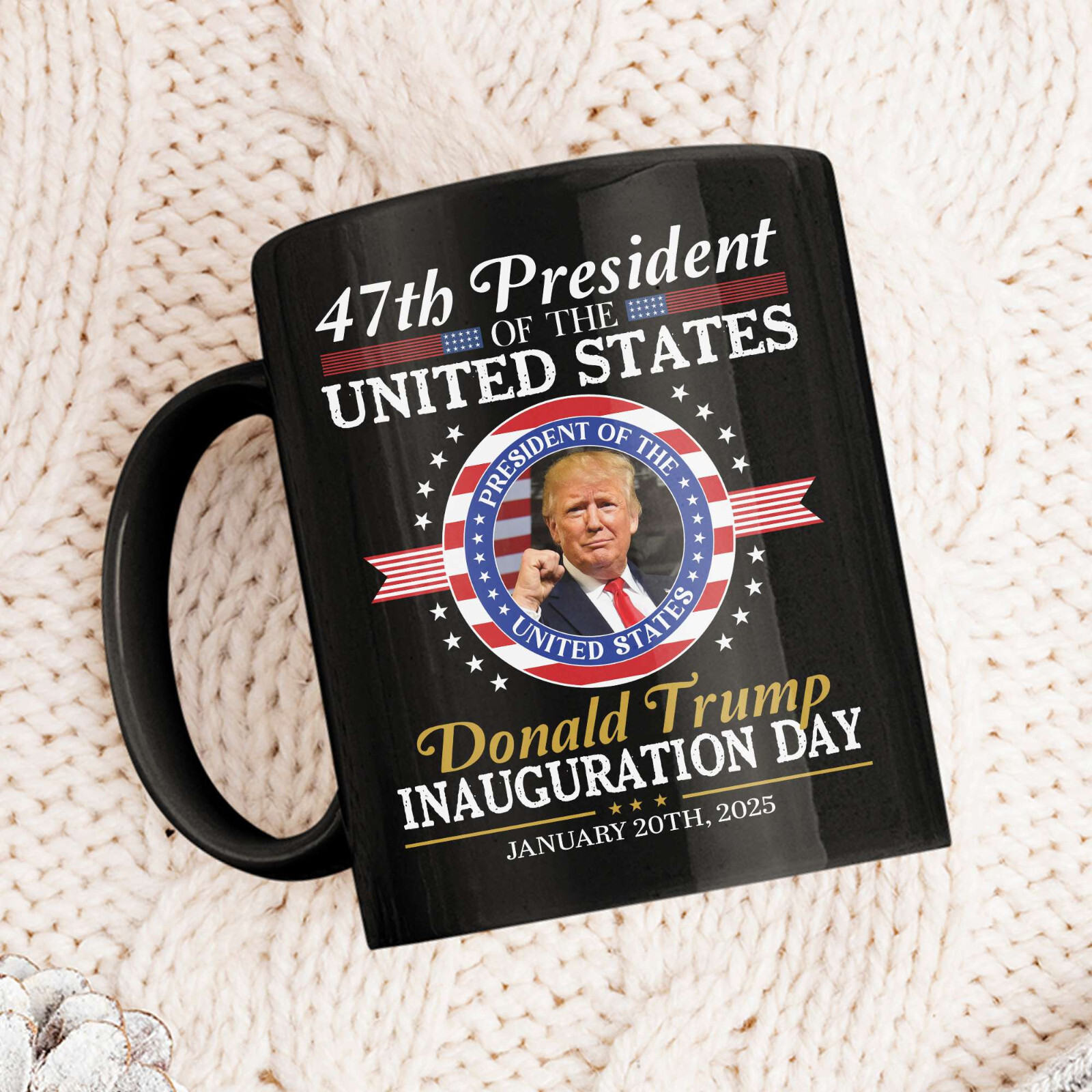 Trump Vance Inauguration Day 2025 Coffee Mug, 47th US President Memorabilia Cup gallery