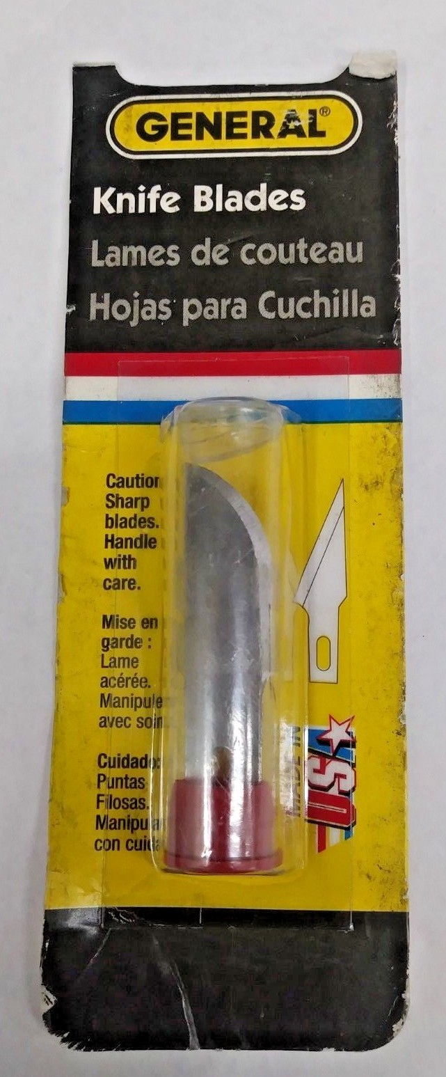 Pk/5 General Tools 1922 Knife Blade Fine Rounded 3ZH11 gallery