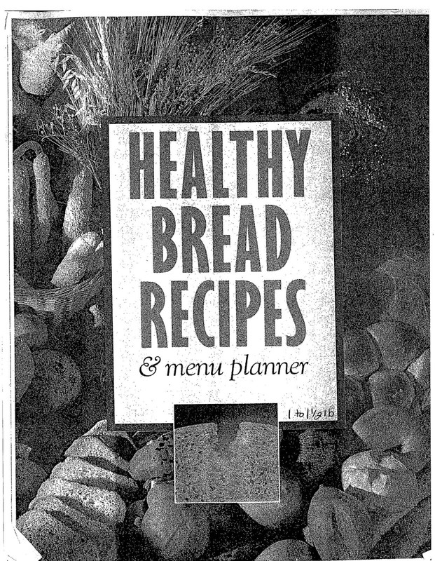 Instruction Operator Maintenance Manual Fits Breadman TR845 & Recipes gallery