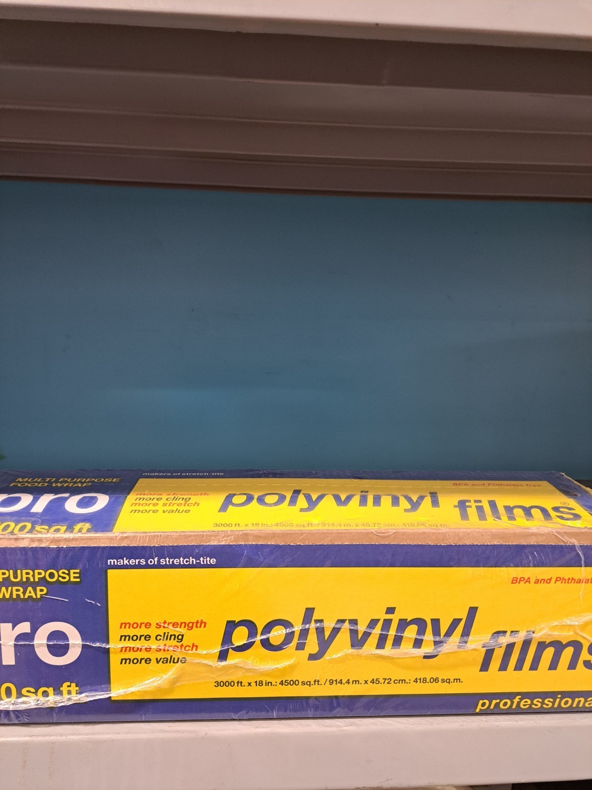 Polyvinyl Films All Purpose Food Wrap, Cutter Box, 18"W x 3000'L gallery