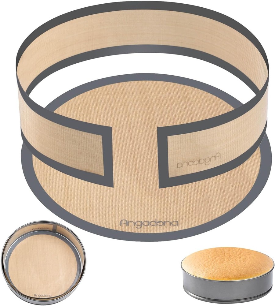 Silicone Baking Mat for Springform Pan 9 inch, Prevent cake from Stiing