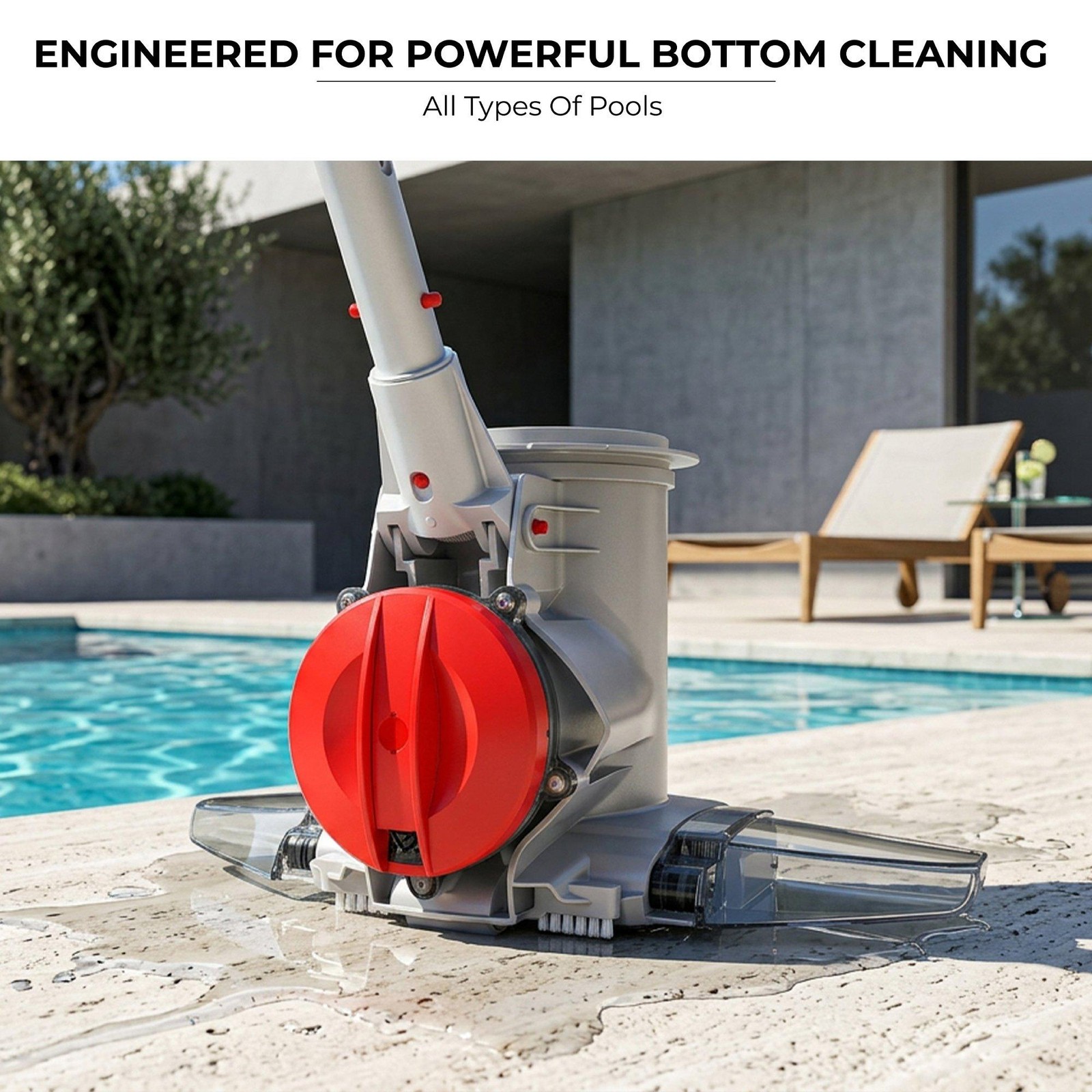 Voltera 90 Cordless Rechargeable Heavy Duty Handheld Pool Vacuum Cleaner with gallery