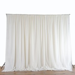 20ft x 10ft Ivory Professional BACKDROP Photo Background Wedding Decorations