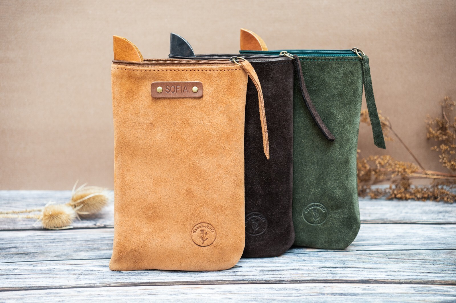 Yerba Mate Container, Mate Gourd Leather Accessory gallery