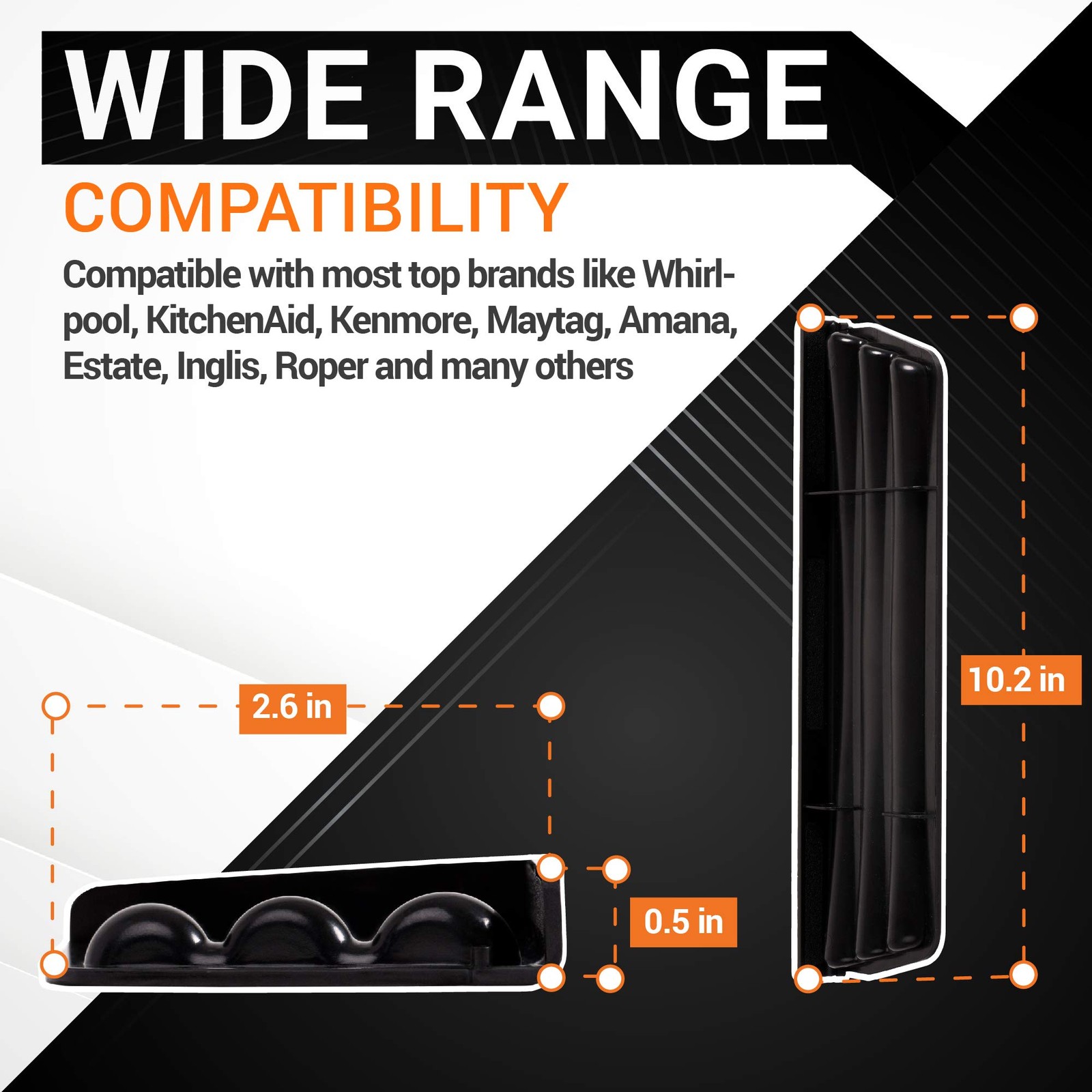 2206670B Refrigerator Dispenser Overflow Grille by - Compatible with Whirlpoo... gallery