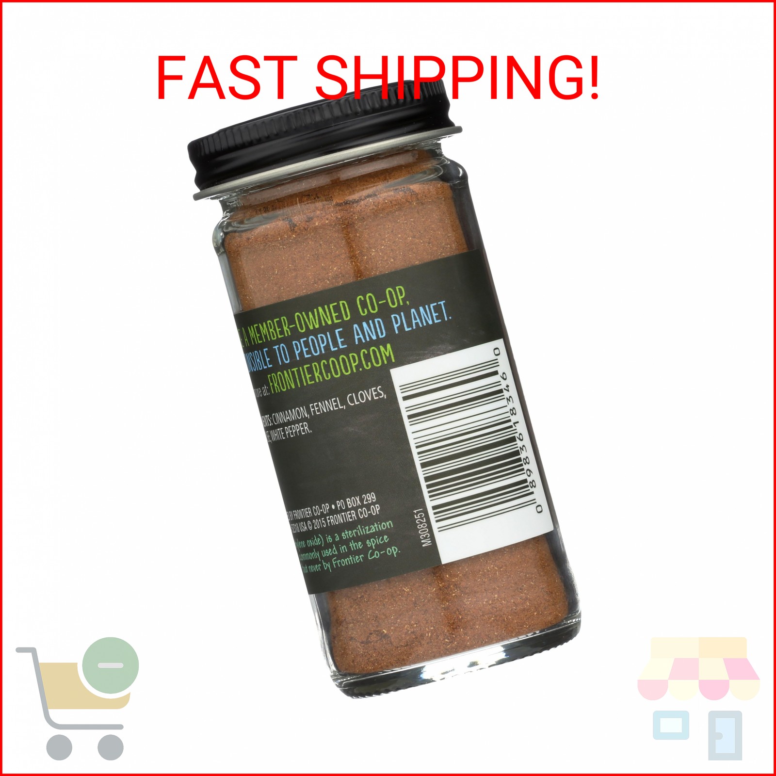 Frontier Co-op Five Spice Powder, 1.92 oz - Seasoning Mix of Cinnamon, Fennel Se gallery
