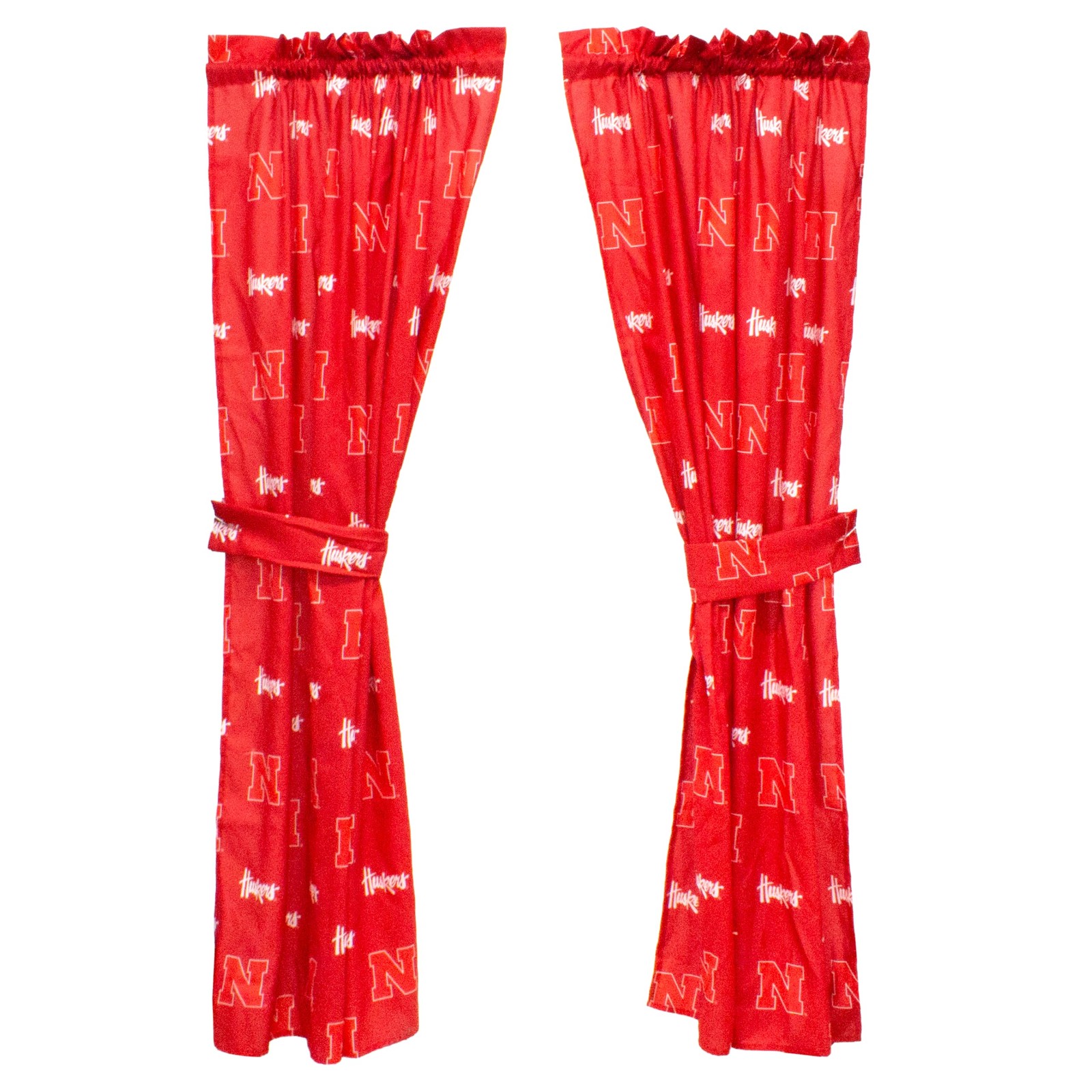 College Covers Everything Comfy Nebraska Cornhuskers Curtain Panel Set 2 Panels gallery