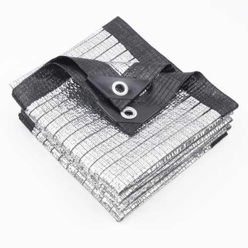 85% Aluminet Shade Cloth Reflective Tarp 10x20 FT Silver 10x20FT 85% Shading gallery