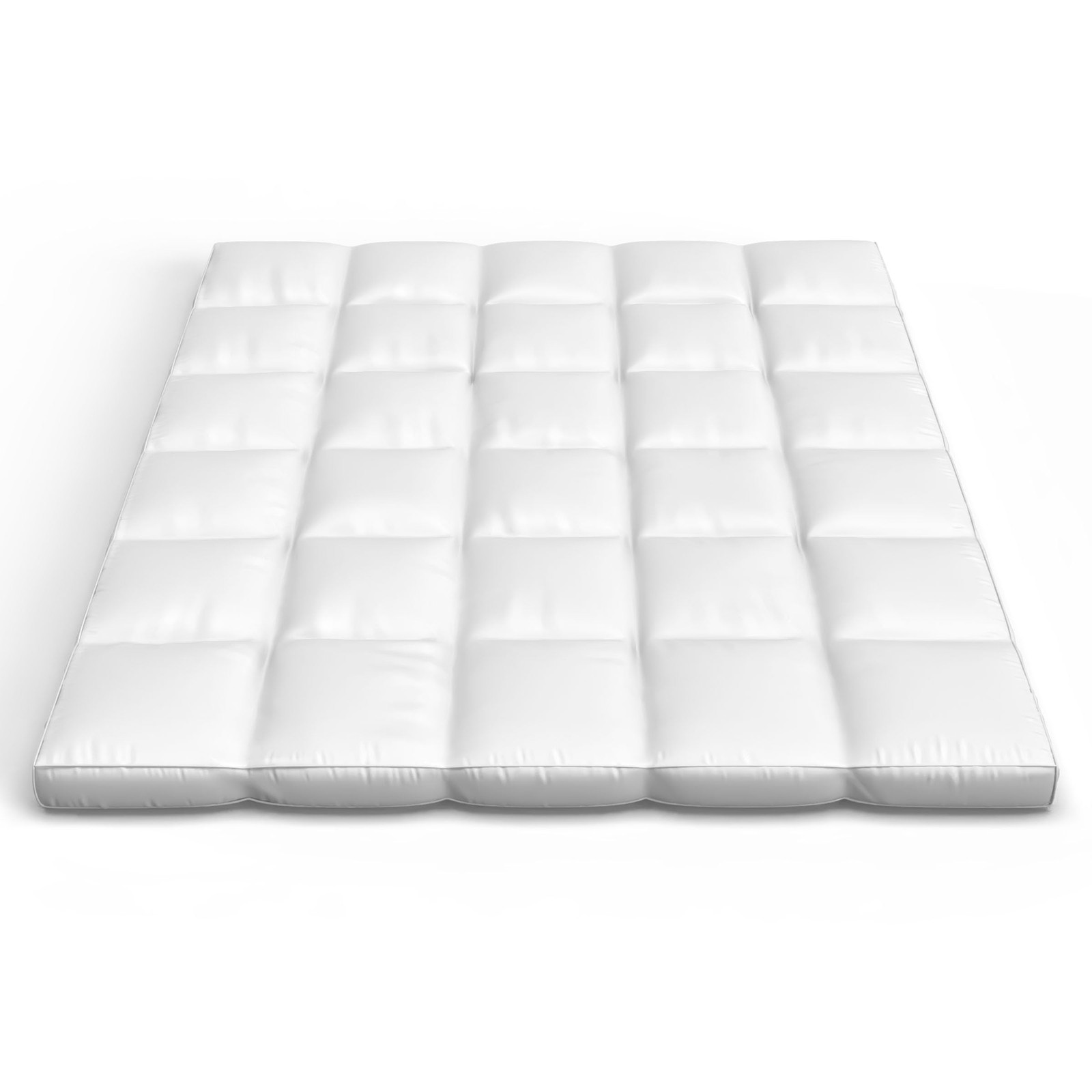 Down Mattress Topper - Queen 4-Inch Duck and Goose Feather Bed with Cotton Ma... gallery