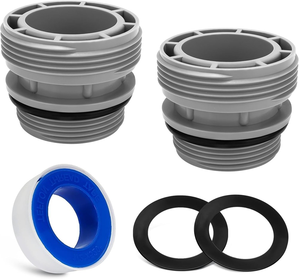Hose Conversion Adapters Kit for Intex & Coleman 40mm to 1 1/2 inch, Blue