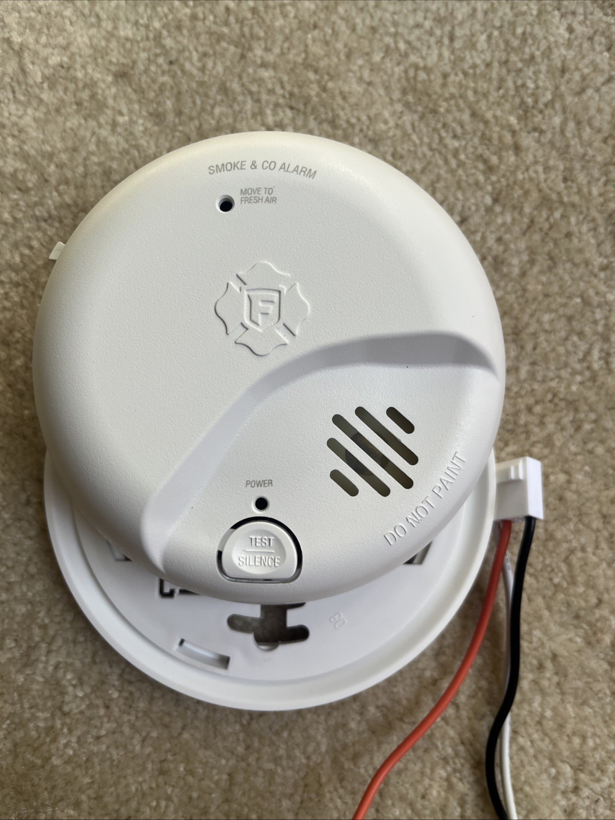 First Alert SMICO100-AC Hard Wired Carbon Monoxide & Smoke Alarm - Interconnect gallery