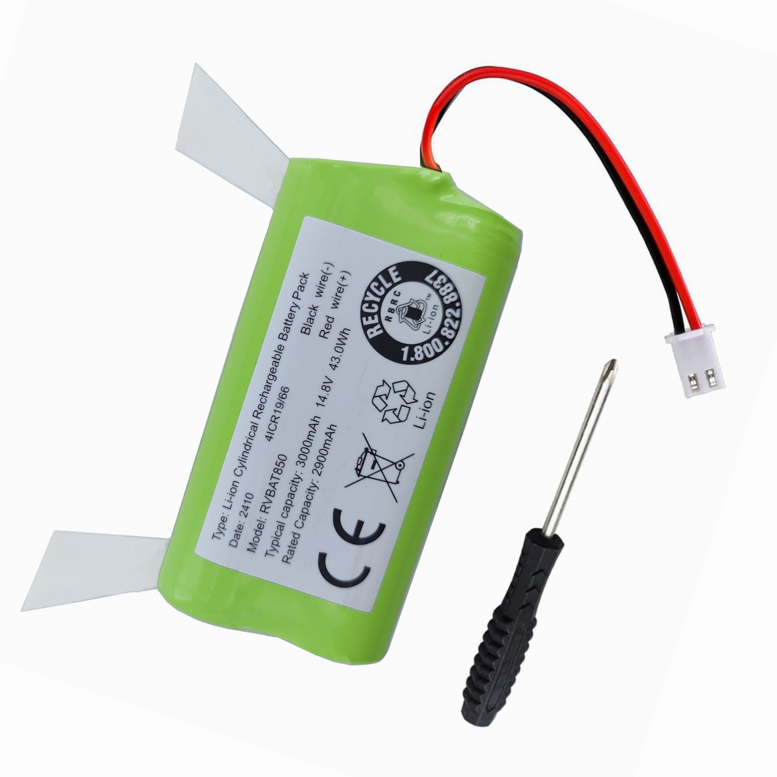 OEM Battery for Shark EZ Robot RV910S RV911AE RV912S RV990 RV991 AV911S AV970 gallery