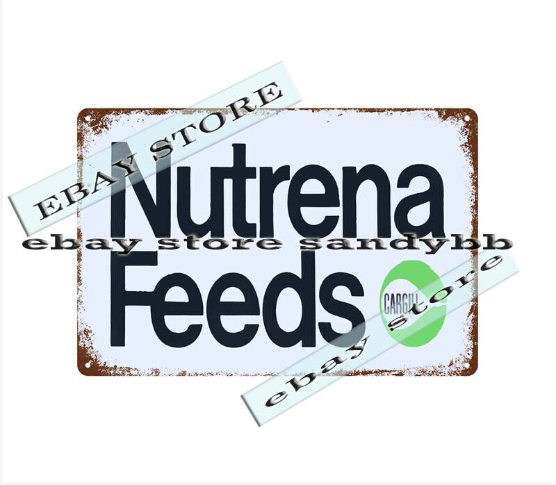 Cargill Nutrena Feed Sign Barnyard Country Farm House metal tin sign home decor gallery