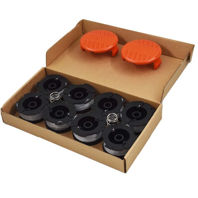 8 Pack String Trimmer Spool For Black And Decker AF-100-3ZP 30ft .065" Line gallery