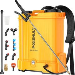 Battery Powered Backpack Sprayer for Dewalt 20V Max Battery, 5.3 Gallon, 100 PSI