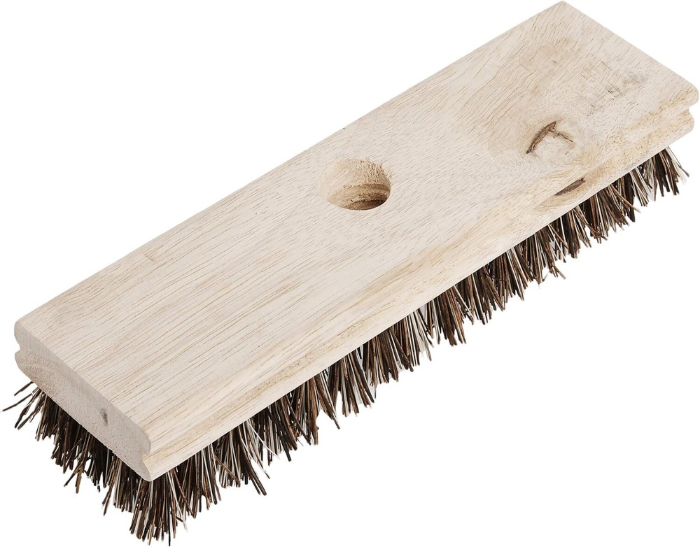 Contractor Grade Stiff DECK BRUSH Natural Fiber Blend Quickie #233 8-223JSINT-01