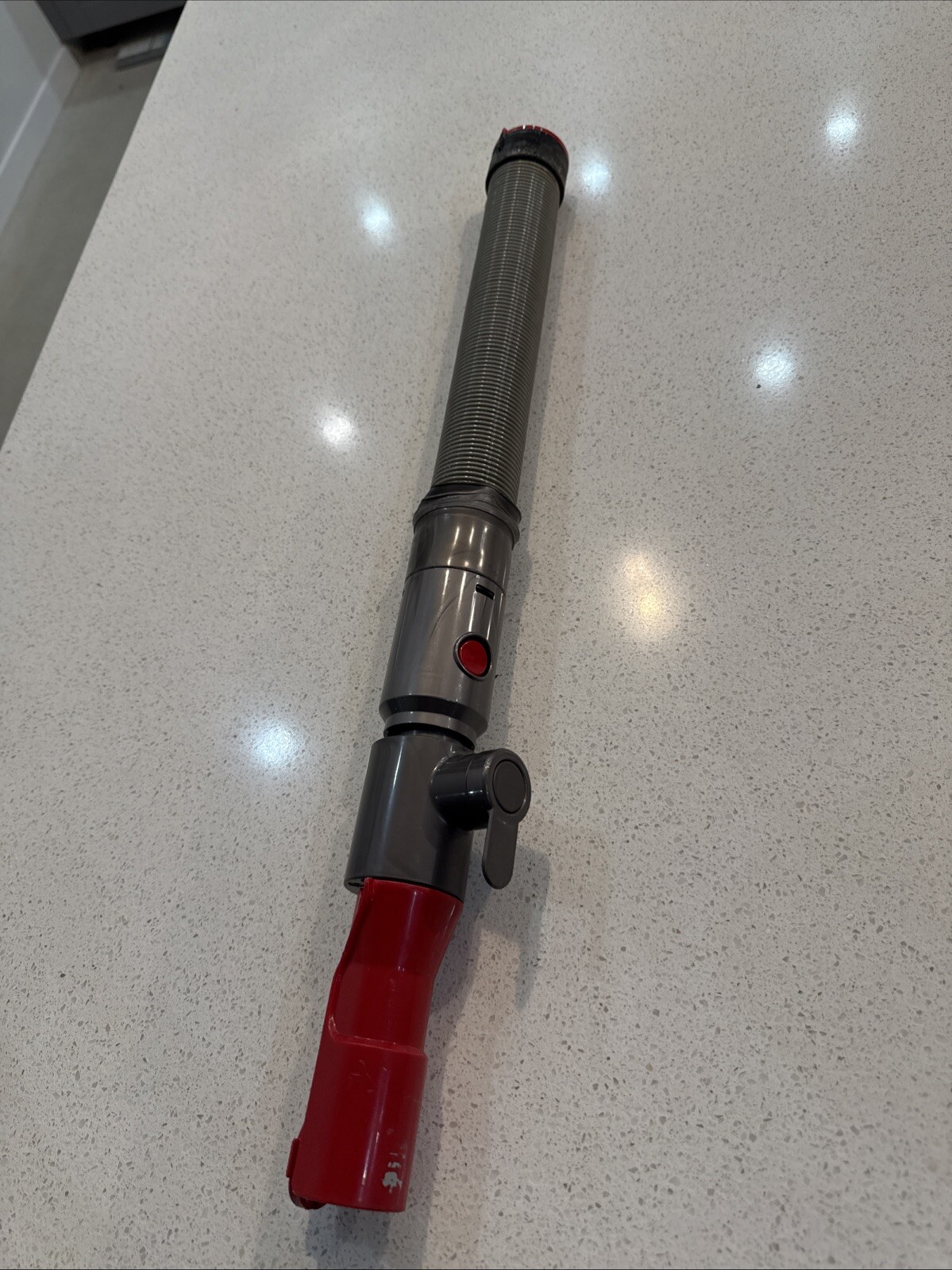 Qualtex Hose Stretch Pipe Compatible w/ Dyson DC50 DC50i Vacuum Cleaner Iron Red gallery