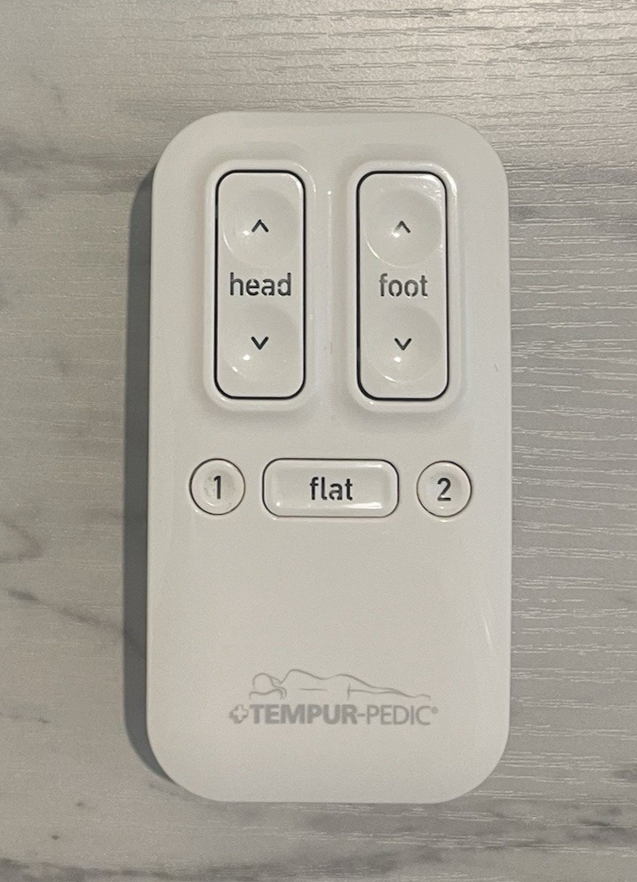 TEMPUR-PEDIC TEB-100-R Wireless Adjustable Bed Remote Control TESTED & WORKING gallery