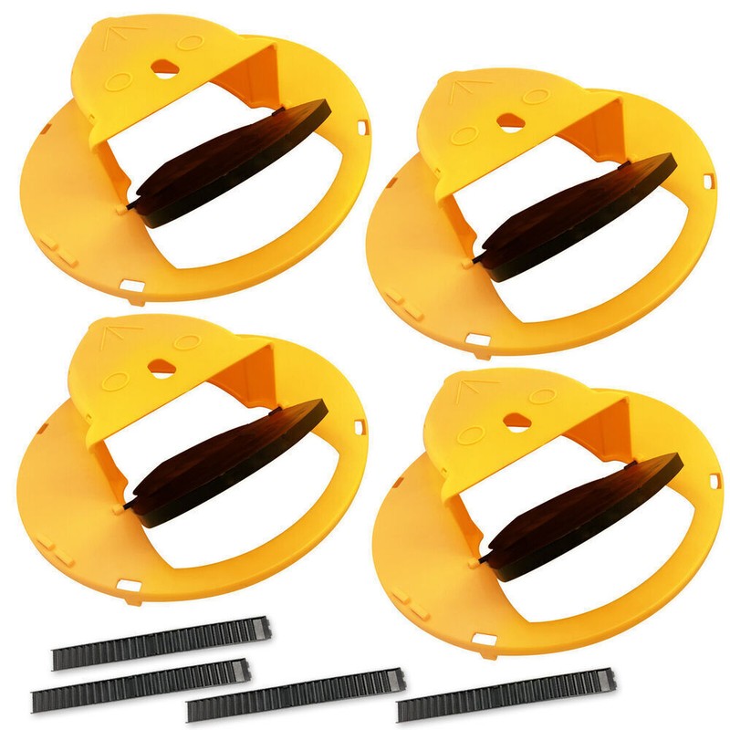 4PACK Bucket Lid Mouse Rat Trap Bucket Mousetrap Catcher US FAST SHIPPING gallery