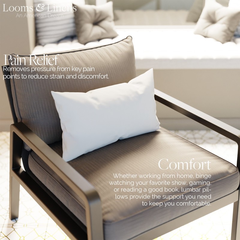 14 x 22" Lumbar Pillow Inserts Forms Down Alternative Boudoir Pillows USA Made gallery