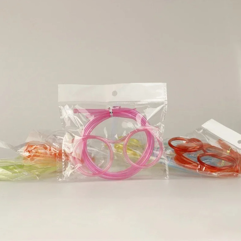 1 pc Funny Straw Glasses Flexible PVC Drinking Glasses Party Toy for Kids gallery