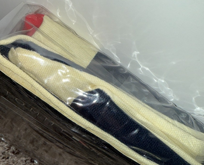 TOMMY HILFIGER ANDOVER Standard Size Pillow Sham Red Navy Blue Yellow NIP $54 gallery