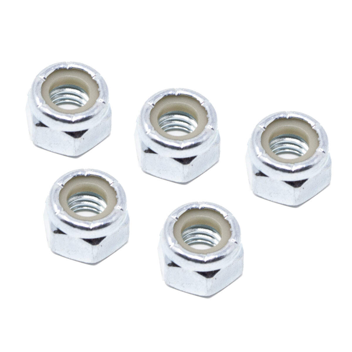 5/16-18" Coarse Thread Grade 8 Nylon Insert Hex Lock Bolt Nut gallery
